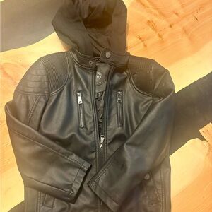 Urban Republic Black Faux Leather Jacket